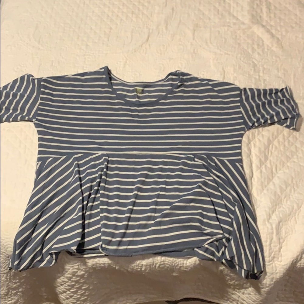 True Craft- Blue and white striped shirt